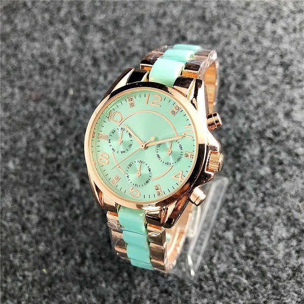 

luxury women's watch casual fashion m quartz watch royal oak multicolor strap 6184sz ing, Slivery;brown