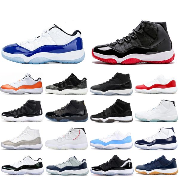 

25th anniversary low white bred 11 11s basketball 11s space jam bred 2019 men women new fashion sneaker trainer sneakers 36-47
