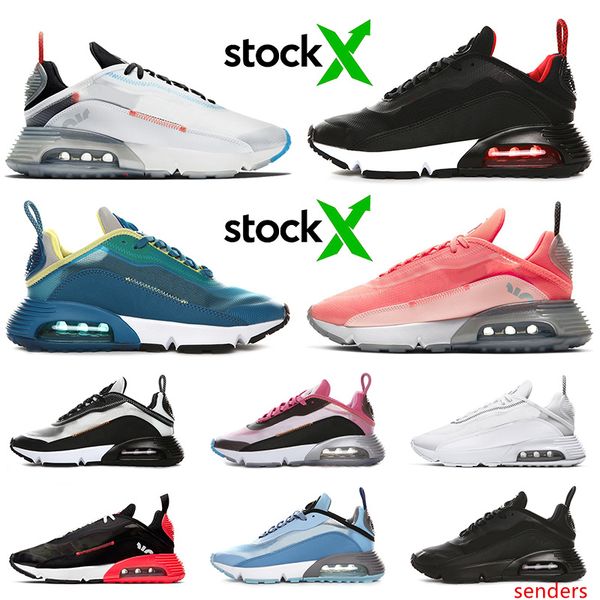 

fashion new cushions 2090 2090s women mens running shoes b30 stock x white black bred green pink mens trainers sports sneakers