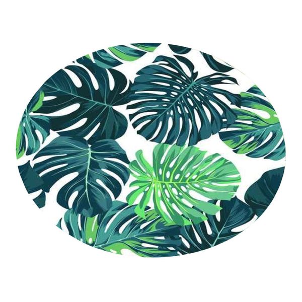 

exquisite anti-slip and durable tropical plant leaves comfortable living room children's room carpet 40cm #27/4