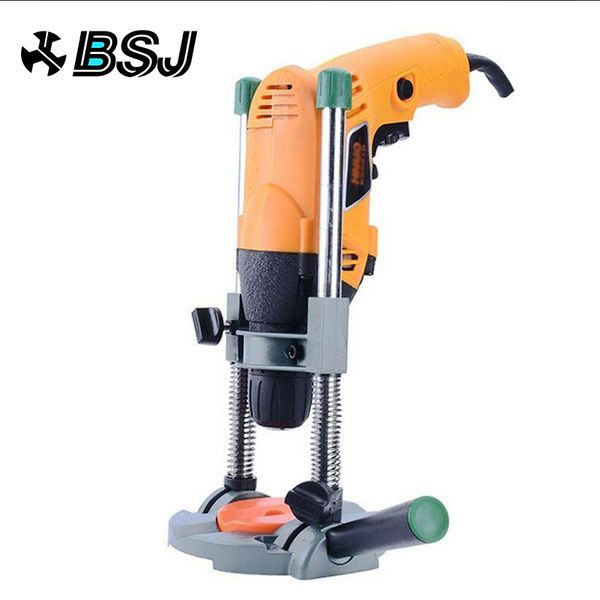 

amyamy precision drill guide pipe drill holder stand drilling guide with adjustable angle and removeable handle diy tool