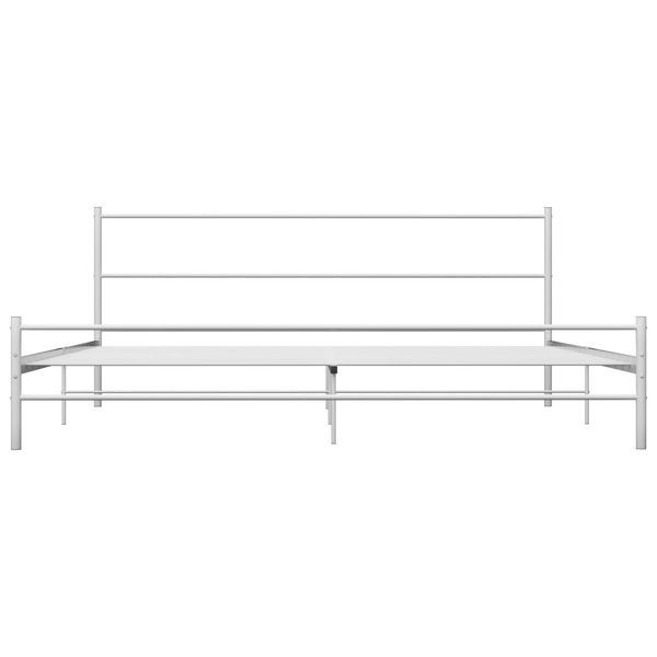 

bed frame white metal 160 * 200 cm bedroom furniture