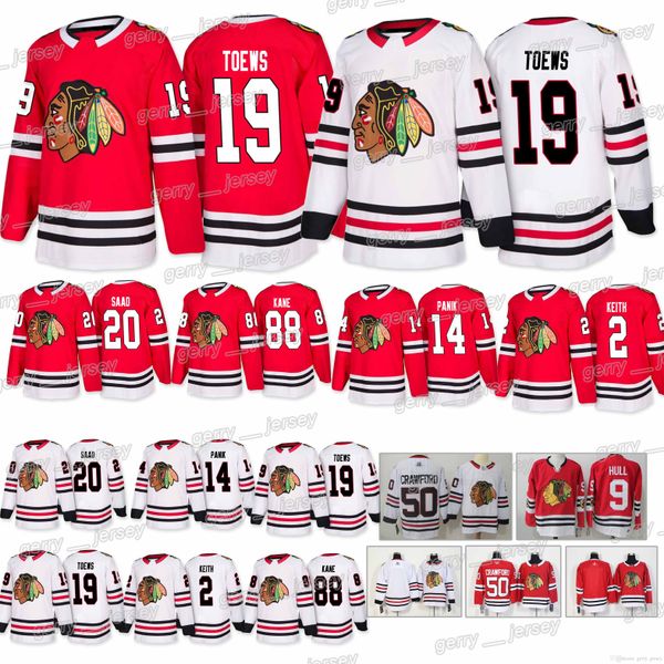 

Chicago Blackhawks jersey 14 Richard Panik 19 Jonathan Toews 2 Duncan Keith 2018 new Hockey Jerseys