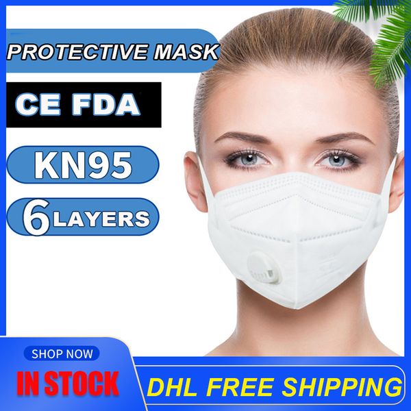 

kn95 маска одноразовые маски для лица нетканые складные n95 пылезащитный респиратор клапан ffp2 pm2. 5 защитная маска
