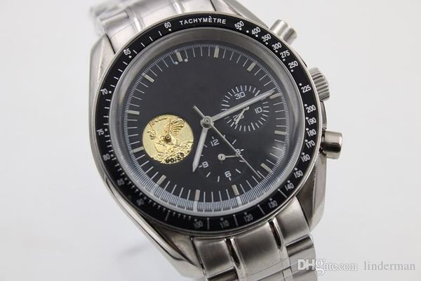 

Роскошный топ qualiy 0256 GMT автоматические часы мужские часы черный циферблат из нерж