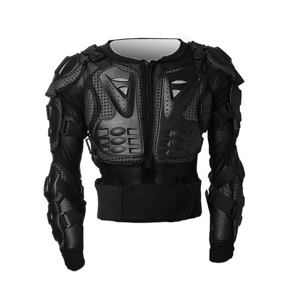 

motocross dirt bike full body jacket chest shoulder elbow s/m//xl/xxl/xxxl plastic coverage quad motorcycle protect suit, Black;blue
