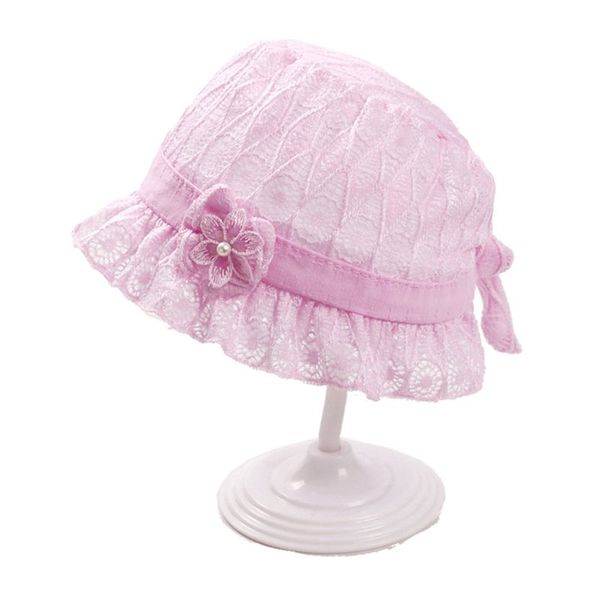 

новорожденных хлопок hat cap дети принцессы малышей детские bonnet summer sun hat a2ub, Yellow