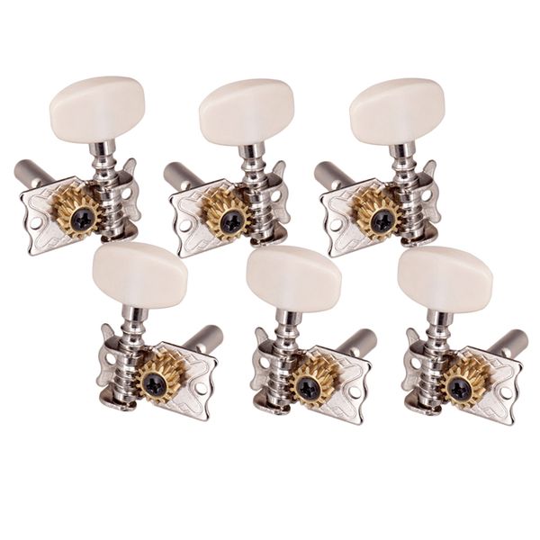 

6 pieces open gear classical guitar string tuning pegs keys 3l3r for guitar