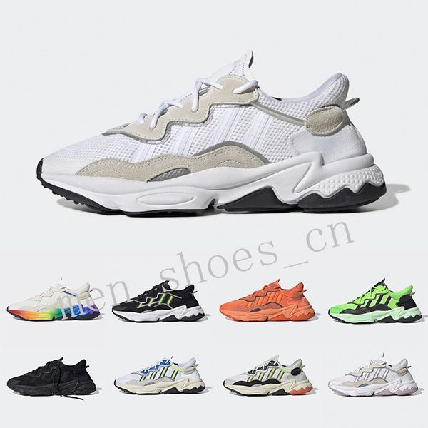 

2020 reflective xeno ozweego for men women casual shoes neon green solar yellow halloween tones core black trainer 3m sports sneakers twonin