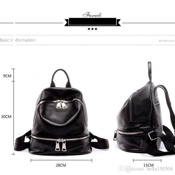 

european style brand backpack luxury genuine leather designer multi-pocket package backpacks handbags popular travel bag