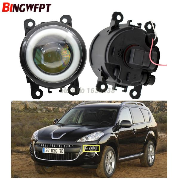 2 teile/para (Links + Rechts) Angel Eye auto-styling Nebel Lampen LED Für Peugeot 4007 GP_ 2007-2012 Für Peugeot 307