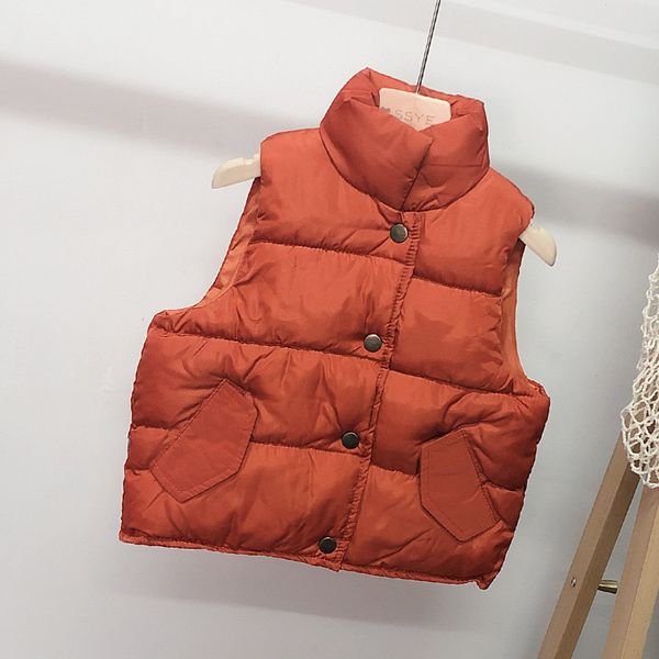

2020 kids clothes girl boy autumn winter warm vest children outerwear, Blue