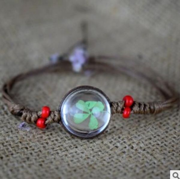 

luxury designer bracelet for women style accessories ceramic crafts all over the sky star dried flower souvenir retro women bracelet, Black