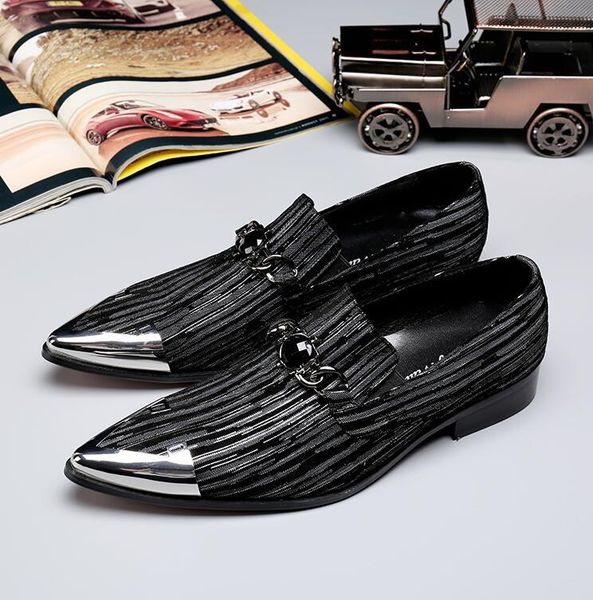 

Pointed toe Shoes Big Size 38-46 Business Men's Casual Shoes Fashion Men Dress Shoes Leather Office Oxford