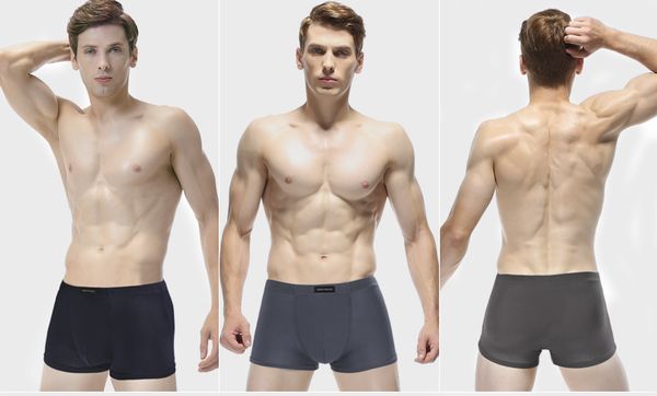 

мужские удобные тонкие дышащие нижнее белье сплошной цвет вышивка высокое качество материала стрейч трусы мужская одежда модельер, Black;white