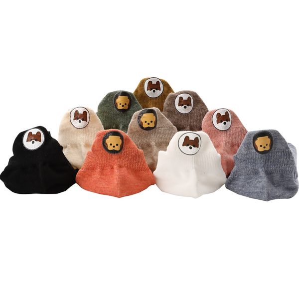 

women ankle socks spring summer autumn winter thin section korean chrysanthemum heel love sock slippers factory direct wholesale, Black;white