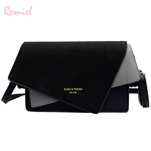 

luxury handbag retro fashion tote square bag 2019 new quality pu leather women's designer handbag scrub shoulder messenger bag