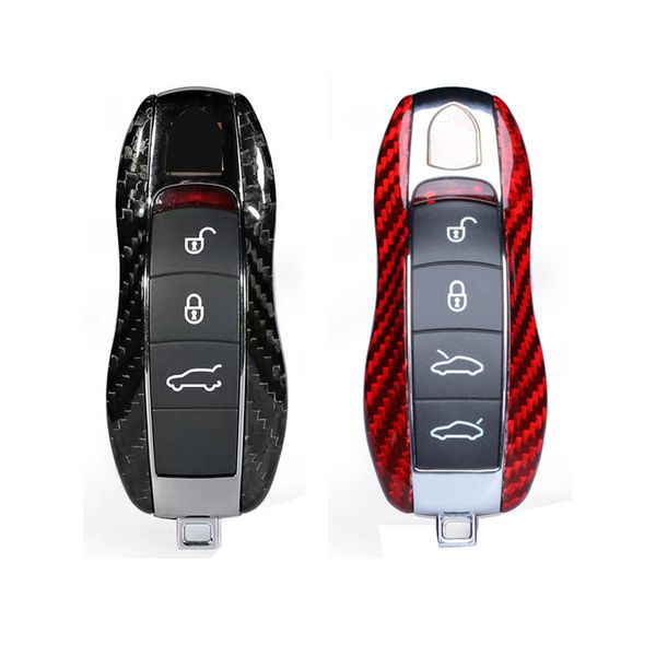 

углеродное волокно ключ автомобиля крышка корпуса, пригодный для porsche 911 918