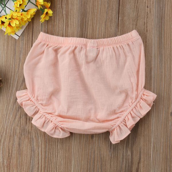 

2018 toddler infant baby boy girl kid tassel solid pants shorts bottoms pp bloomers summer cute panties, Black