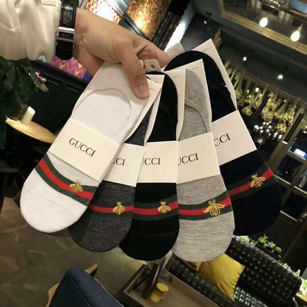 

Мода невидимая лодка носок для женщин классические полосы низкие носки с печатны