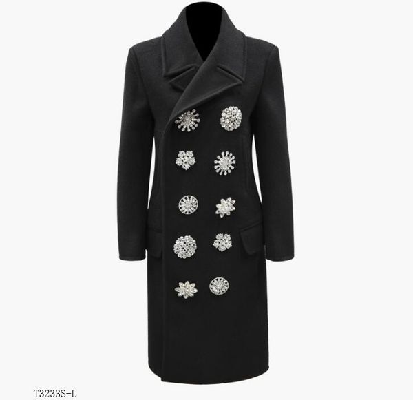 

european style 2019 new arrivals spring winter fashion women clothing personality long sleeve vintage coat t3233, Tan;black