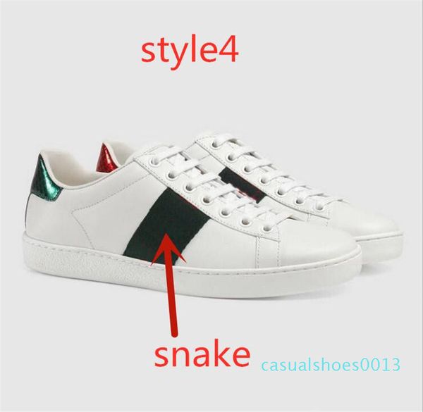 

sell designer sneakers summer new small white shoes 2020 spring and summer new lady small bee casual shoes mens designer shoes c13, Black