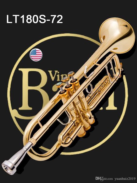 

Оригинальный Bach труба LT180S-72 B плоский лак золотой ушка ключевые профессиональные