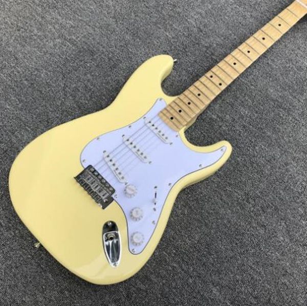 

electric guitars deep scalloped maple fingerboard 21 frets creamy yngwie malmsteen st guitar ing