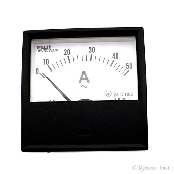 

japan fuji fs-60 ac ammeter 50a pointer mechanical head