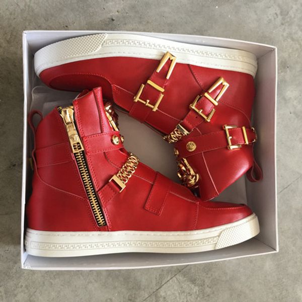 

Новые Медуза Дизайн Роскошные Мужские Повседневная Обувь Высокого Качества Высо