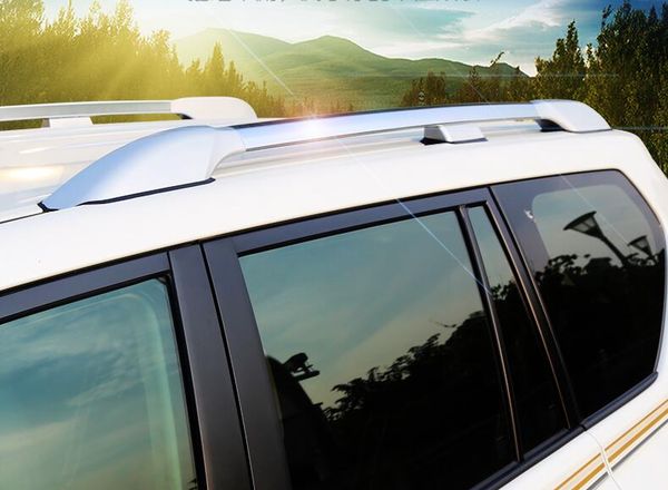 

aluminum alloy screw installation roof rack baggage luggage for toyota land cruiser prado 150 fj150 2010-2020