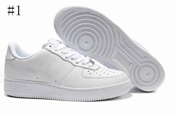 

wholesale 2019 new forces mens cut one 1 running shoes white black brown women low skateboarding shoes classic af fly sports sneakers