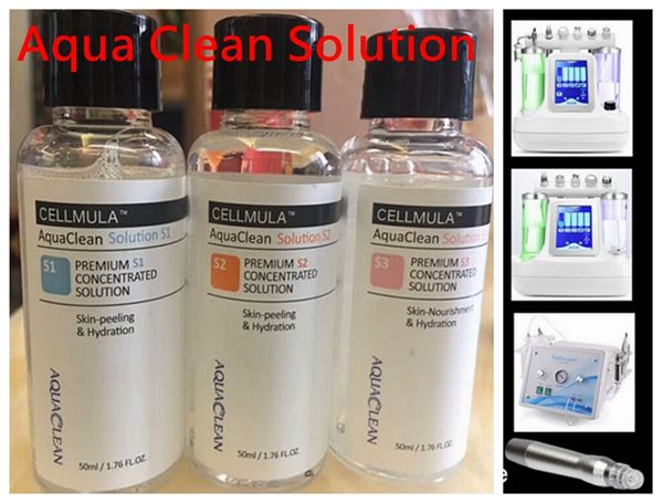 

aqua clean solution / aqua peel concentrated solution 50ml per bottle aqua facial serum hydra dermabrasion facial serum for normal skin care