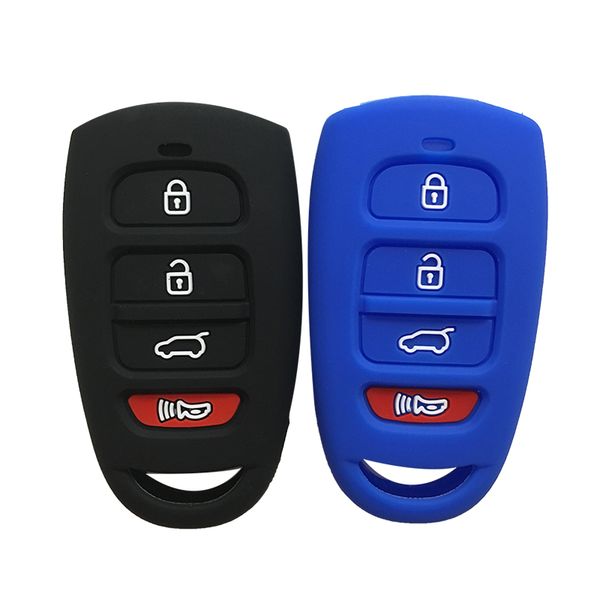 

rubber key cover cap for kia sedona grand carnival case for keychain alarm fob protector silica gel flip key cover alarm