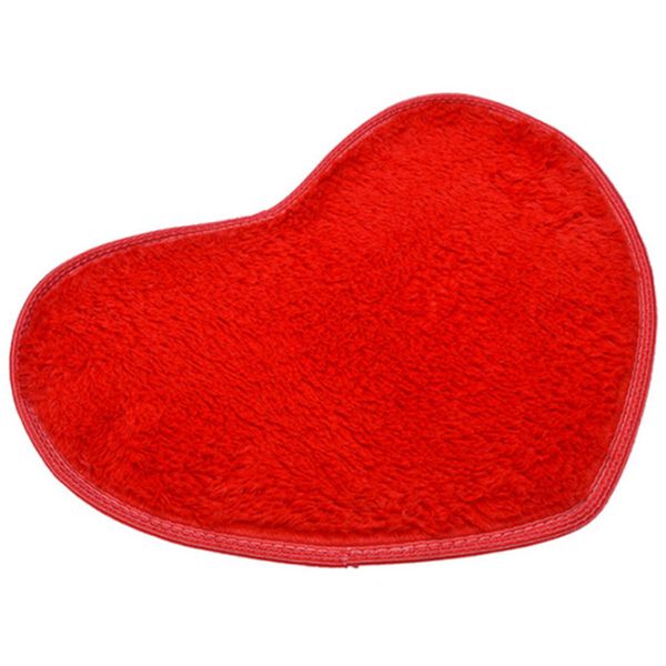 

heart fluffy rug shaggy floor mat soft micro fiber home room bedroom carpet hot