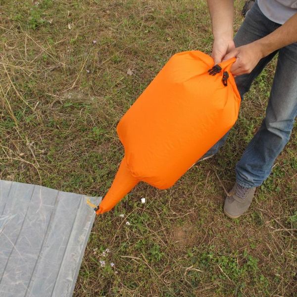 

axeman 40d plaid nylon can do air pump waterproof bag moisture pad inflatable bag pad pump waterproof backpack liner