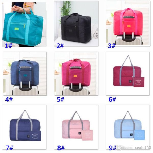 

13 colors foldable luggage bags travel handbags duffle big capacity storage bags organization hh9-2447