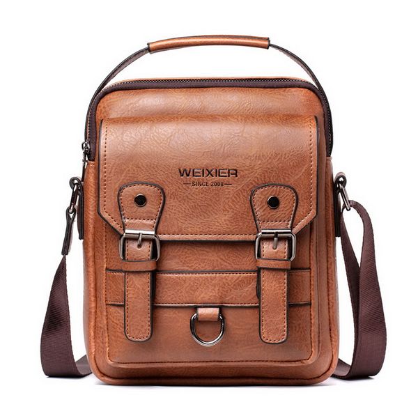 

2020 new men messenger bags crossbody business casual large capacity handbag male pu leather shoulder bag men fashion