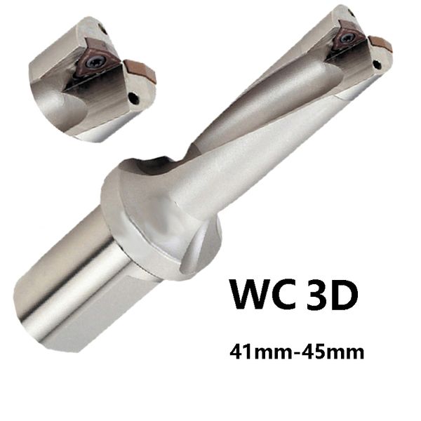 

beyond factory outlet indexable insert drills 3d wc u drill 41mm-45mm cnc lathe use wcmt carbide inserts shallow hole drilling