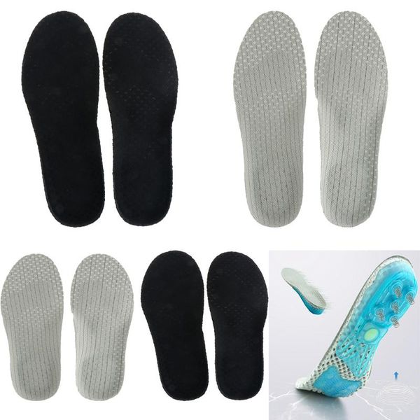 

1 pair anti deodorant ortc sports running shoes cushion insoles arch support, Black