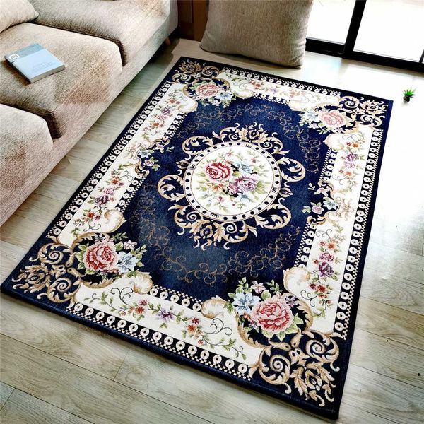 

european style printing home carpet anti-slip absorbent bathroom rug living room carpet floor mat entrance hallway door mat