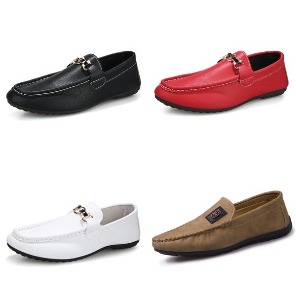 

men shoes soft moccasins loafers fashion brand men flats comfy driving casual shoes men sneakers chaussure homme, Black