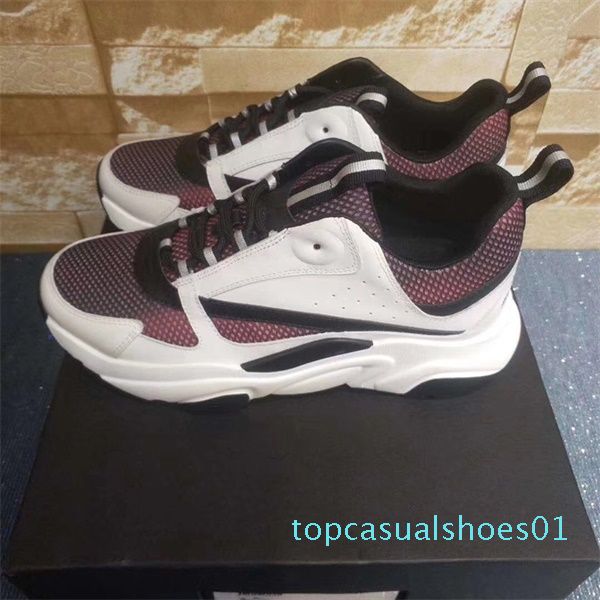 

унисекс обувь черный b22 кроссовки старинные телячьей кожи тренеры мужчины роскошные босоножки на плоской подошве ретро лоскутная платформа, Black