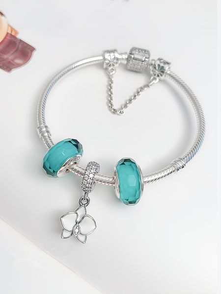 

новый пандора бисером браслеты шарм браслет серебро оригинальный 925 пандора браслет ювелирные изделия браслеты дружбы женщины делают брасле, Golden;silver