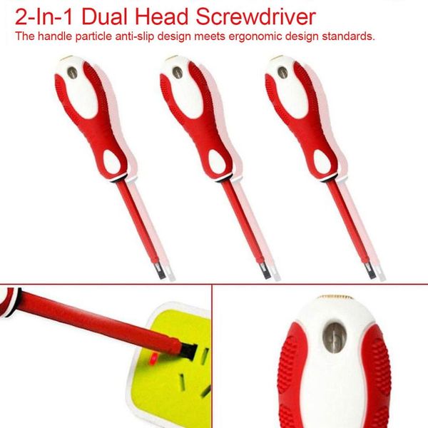 

2-in-1 dual head screwdriver electrical tester pen 1000v voltage detector screwdriver tool cross word dual-use