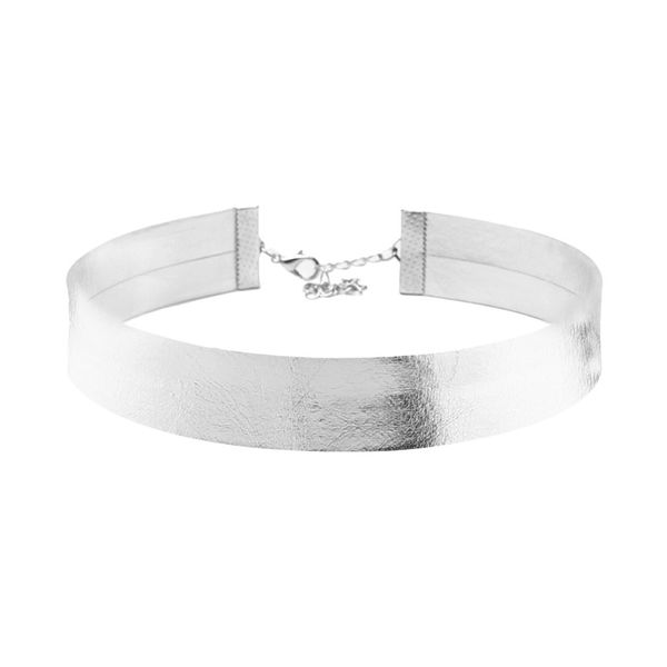 

европейский американский стиль имитация кожи ожерелье чокеровщика мода этническом воротник choker ожерелье женщин роскошные ювелирные издели, Blue;slivery