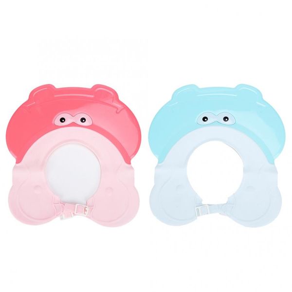 

baby waterproof hat safe multi-function adjustable baby shampoo bath cap bathing shower hat waterproof soft cap shampoo cap