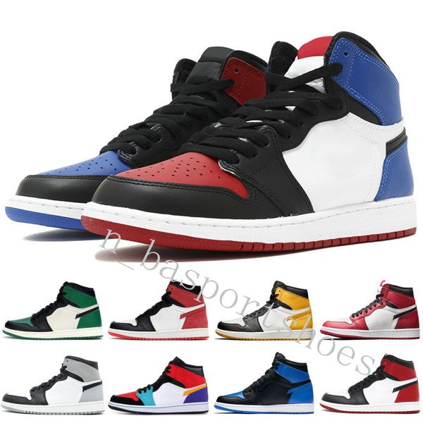 

1s og 1 3 mens basketball shoes homage home banned bred toe chicago royal blue shadow city flight men sport sneakers trainers seventhree