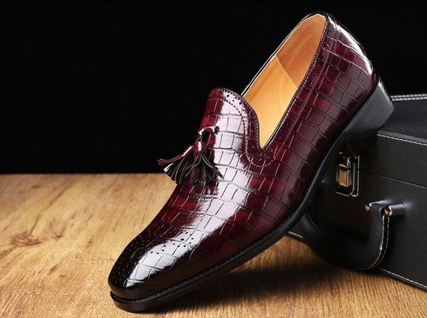 

pointed toe formal shoes man pu leather oxfords spring men italy dress business wedding shoes for male large sizes 37-47 da069, Black