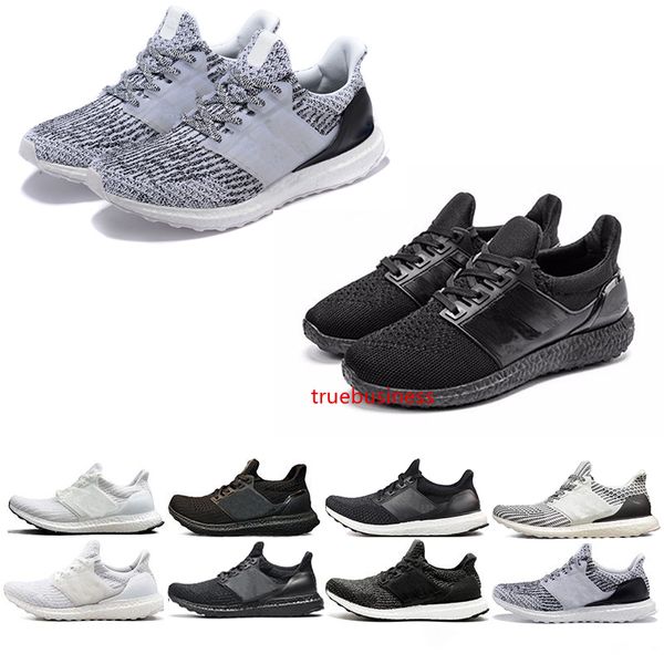 

running shoes sneaker 3.0 4.0 triple black white primeknit oreo blue grey men women athletic sports mens casual shoe